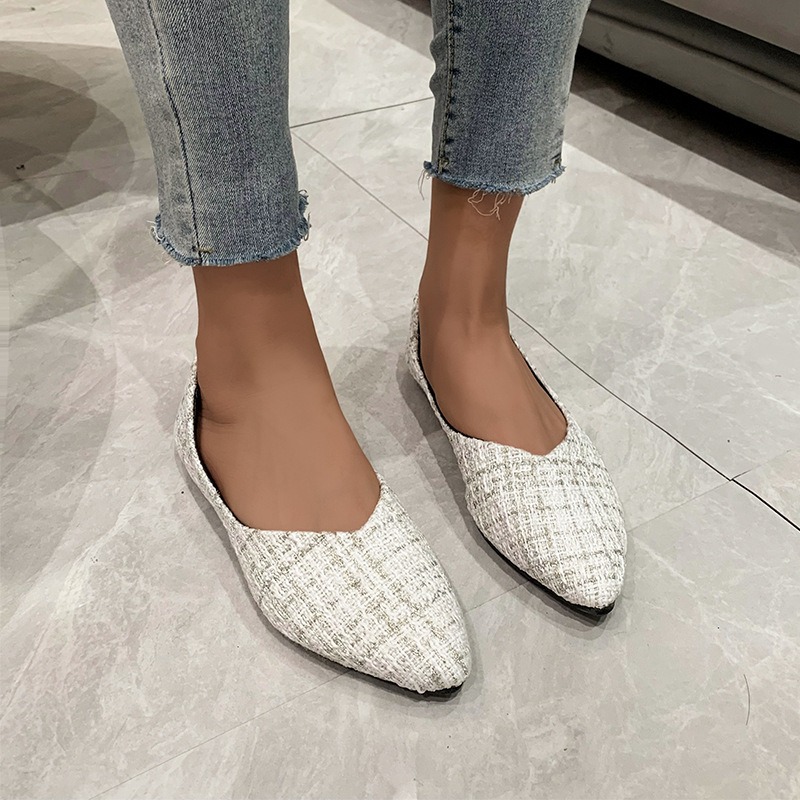 Pointed Toe Flat - Grote Maat Enkele Schoen Dames 2025,