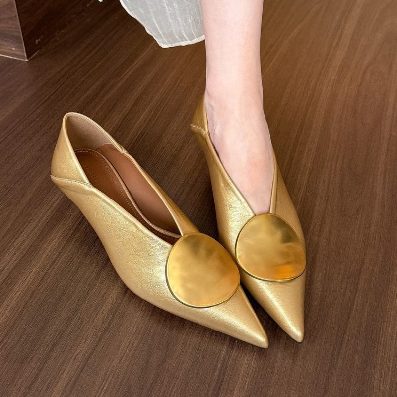 Women Shoes Casual - 2025 Lente Zomer Puntschoen Schoeisel Slip