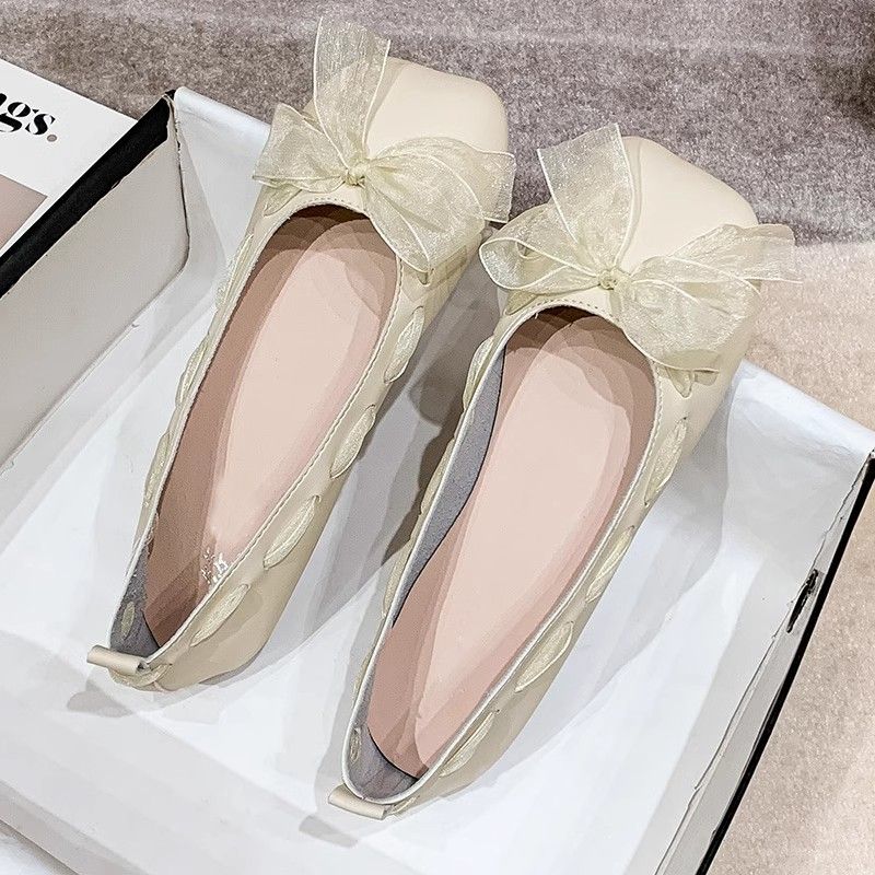 Women Shoes Quick Delivery - Vrouw Flats Mocassins met vierkante neus