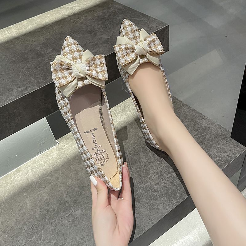 Women Shoes Quick Delivery - Puntige neus met strik Kawaii schoenen