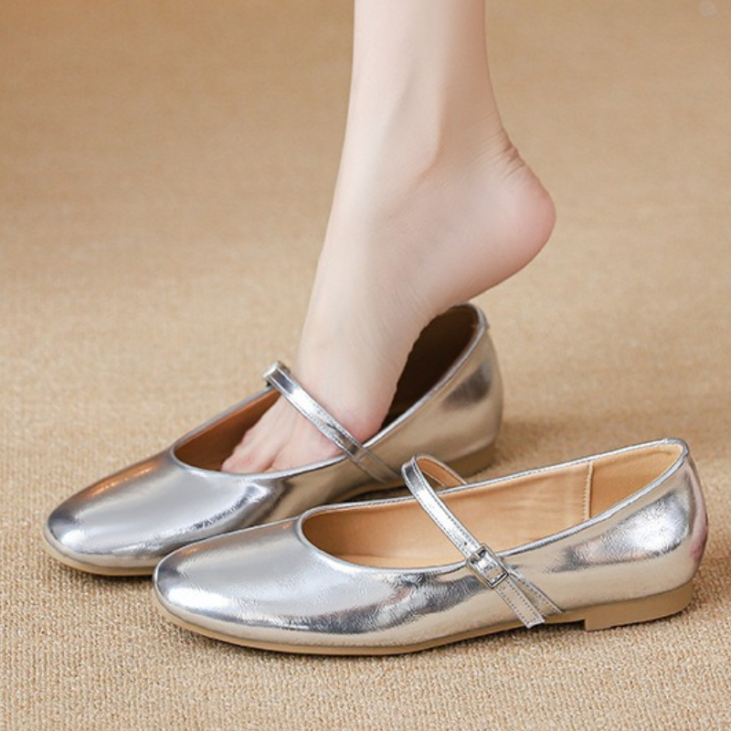 Zilveren Ballet Flats Schoenen - Women'S Shoes Round Toe recensie en prijs