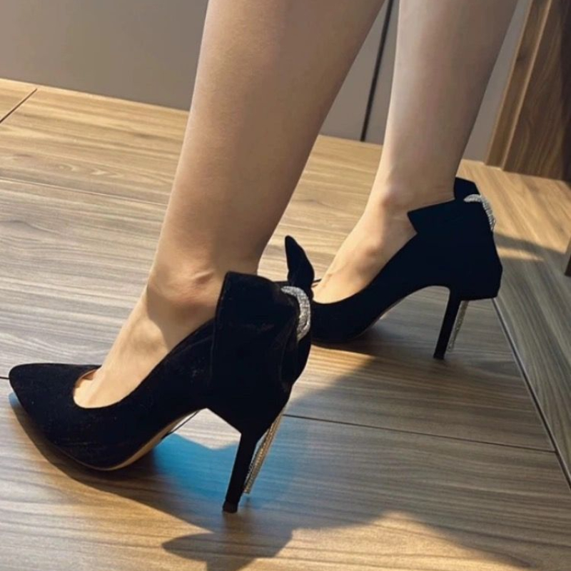 Zwart met strik Stilito vrouw  - Women Shoes Quick Delivery recensie en prijs