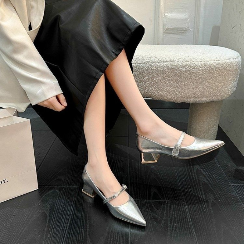 Puntige neus met middelhoge ha - Women Shoes Quick Delivery recensie en prijs