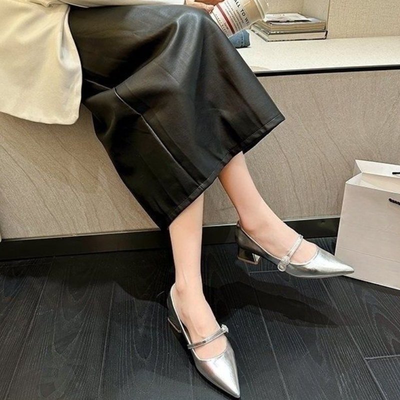 Puntige neus met middelhoge ha - Women Shoes Quick Delivery recensie en prijs