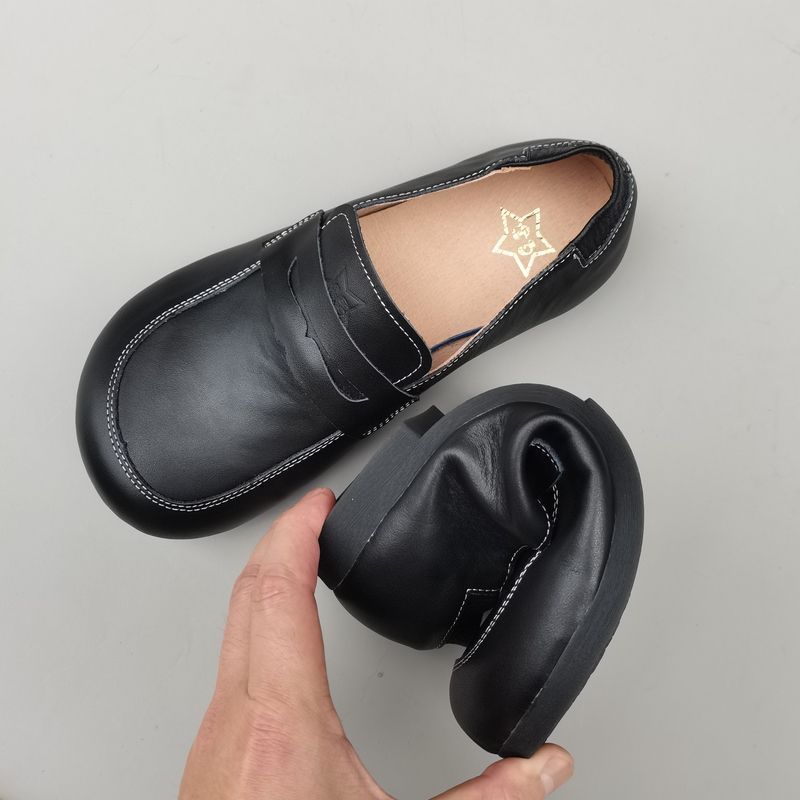 Natuurlijk leer Brede damessch - Women Shoes For Big Feet recensie en prijs