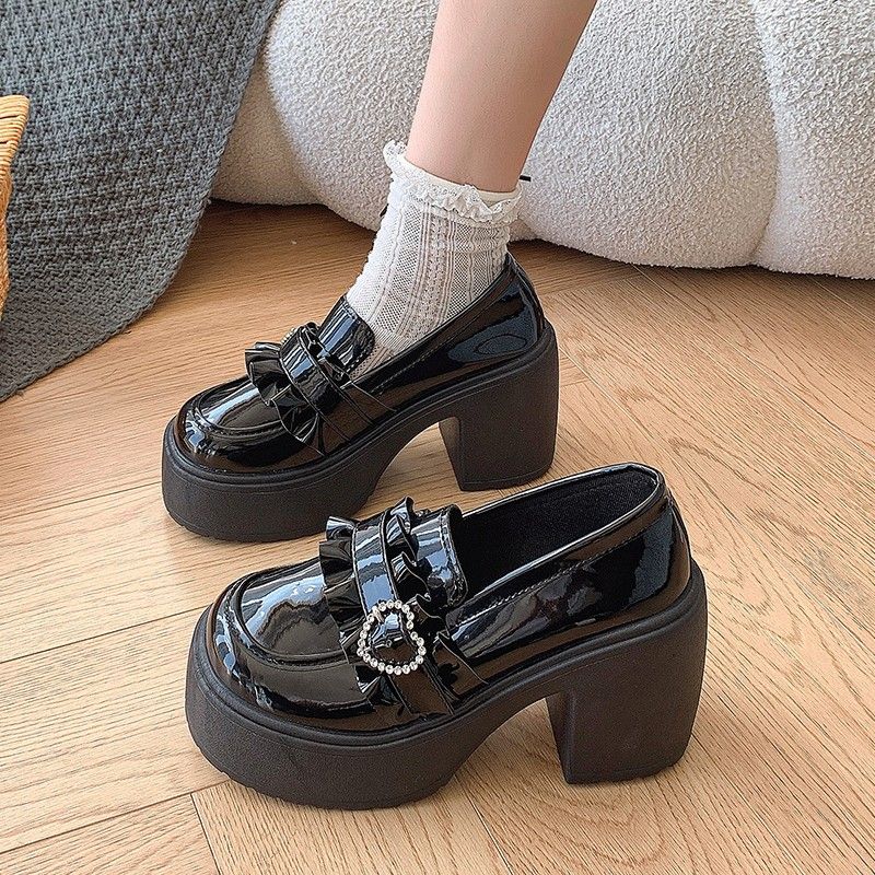 Damespumps Strass Ronde Neus V - Women Shoes Quick Delivery recensie en prijs
