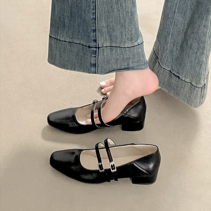 Vierkante neus lage hak dames  - Women Shoes Casual recensie en prijs